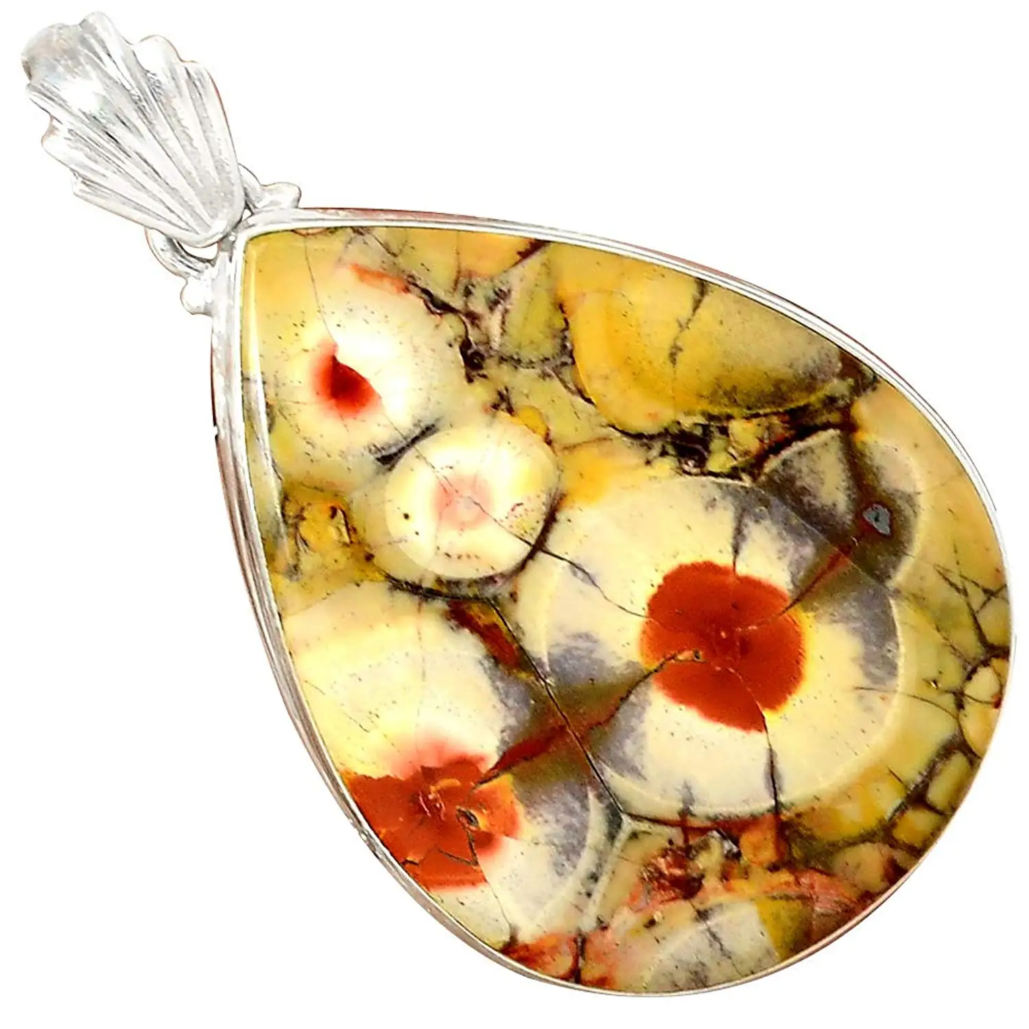 Подвеска в виде птичьего глаза украшение из серебра 62 мм MHBAP5104|Подвески| |