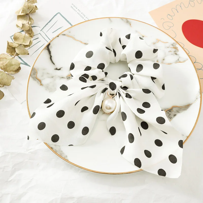 Style 2 White Новинка, заколка для волос, конский хвост, резинки для волос, бант, аксессуары для волос, жемчужные женские резинки, популярные резинки для волос - Окраска металла: Style 2 White
