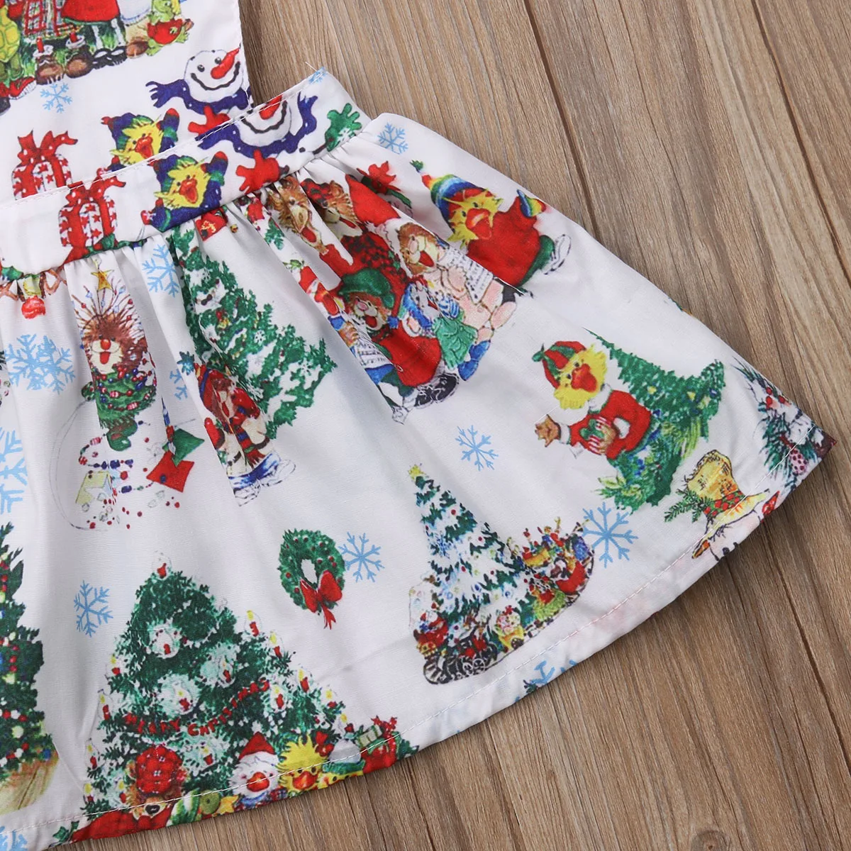 Новое рождественское платье с цветами для девочек принцессы вечеринок Детские