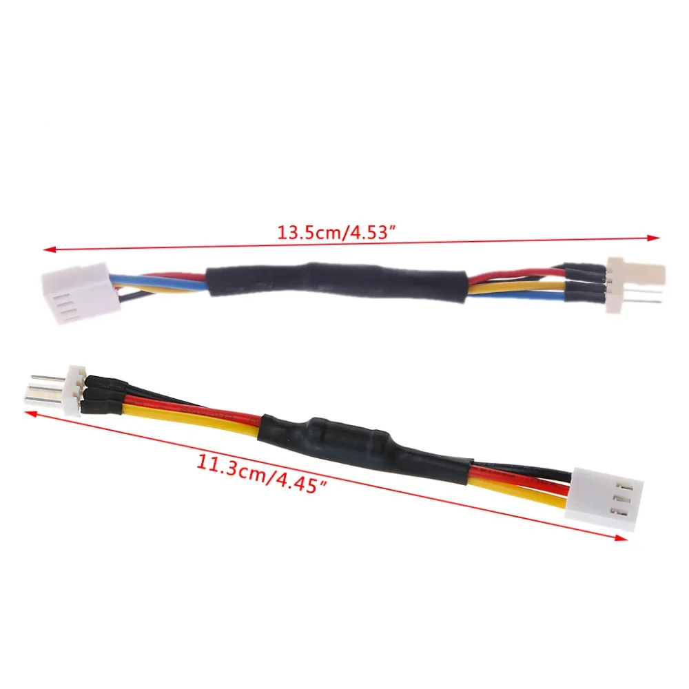 

PC Case Fan RPM 3/4 Pin Speed Reduction Silent Connector Resistor Cable Quiet Mode Fan Silent Mode Connector