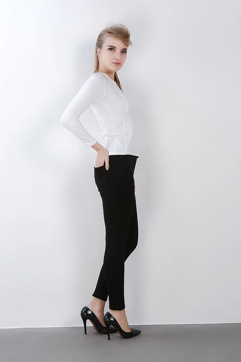 2017 модные женские брюки осень зима кашемировые плюс золотые бархатные теплые