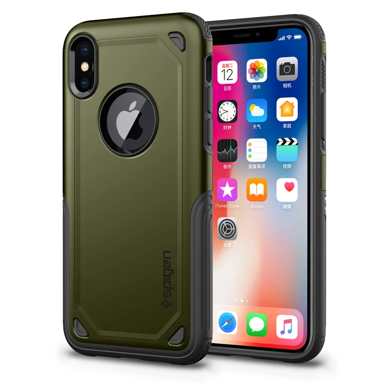 Luxury Hybrid Armor Case For iPhone X 8 7 6 6S Plus 5 5S SE Phone Shockproof Cover Samsung Galaxy S9 S8 Note Spigen |