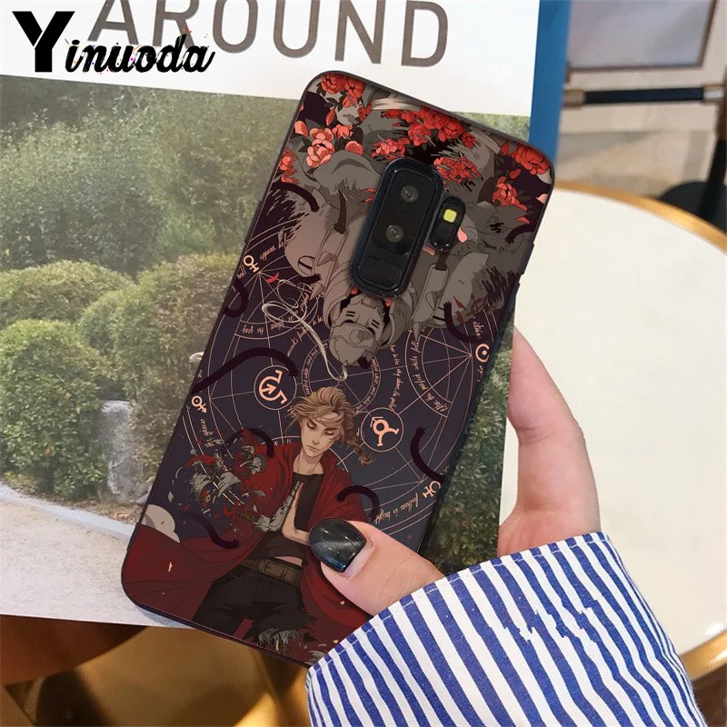 Yinuoda металлический Alchemist brothor аниме популярный чехол для сотового телефона чехол для Galaxy S5 s6 edge plus s7 s8 plus s9 plus