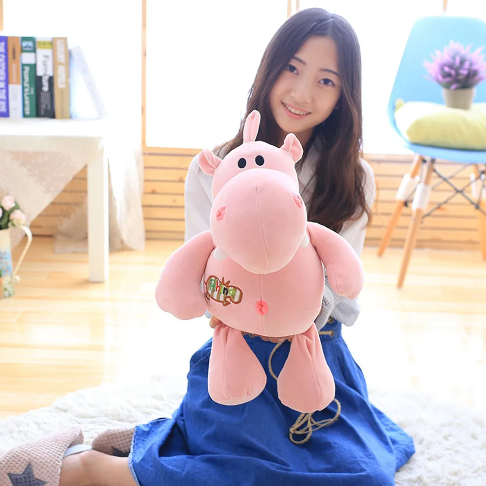 Плюшевая игрушка BOLAFYNIA для детей мягкая подушка гиппотамы детская рождества