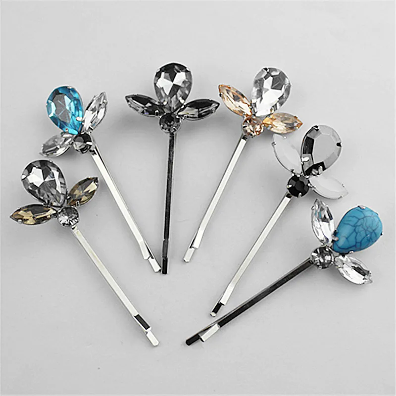 Новое популярное черно-белое сочетание синий серый аксессуар для волос