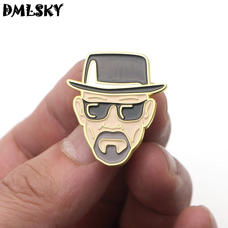 DMLSKY Breaking Bad металлические броши эмалированные булавки для мужчин отворот булавка