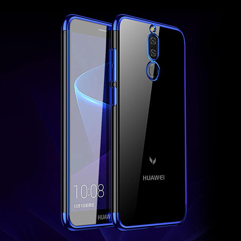 Для Huawei Mate 10 Lite Mate10 Pro Чехол Мягкий силиконовый прозрачный чехол на покрытие