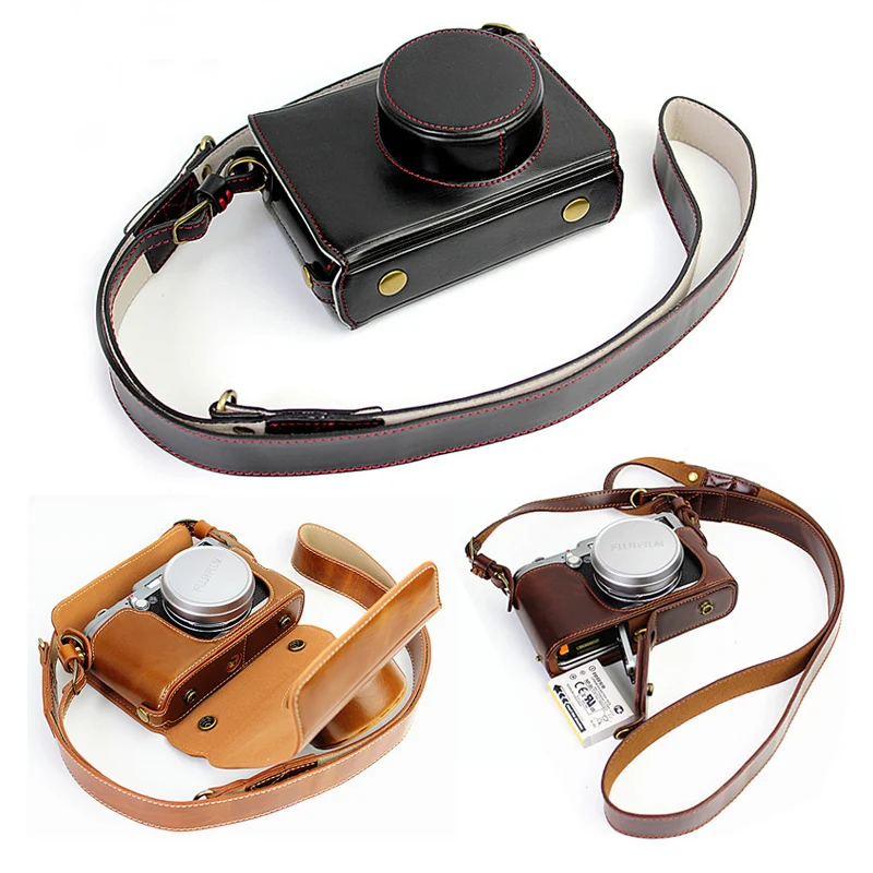 Высококачественный чехол из искусственной кожи для камеры Fujifilm X100 FinePix X100S|covers for