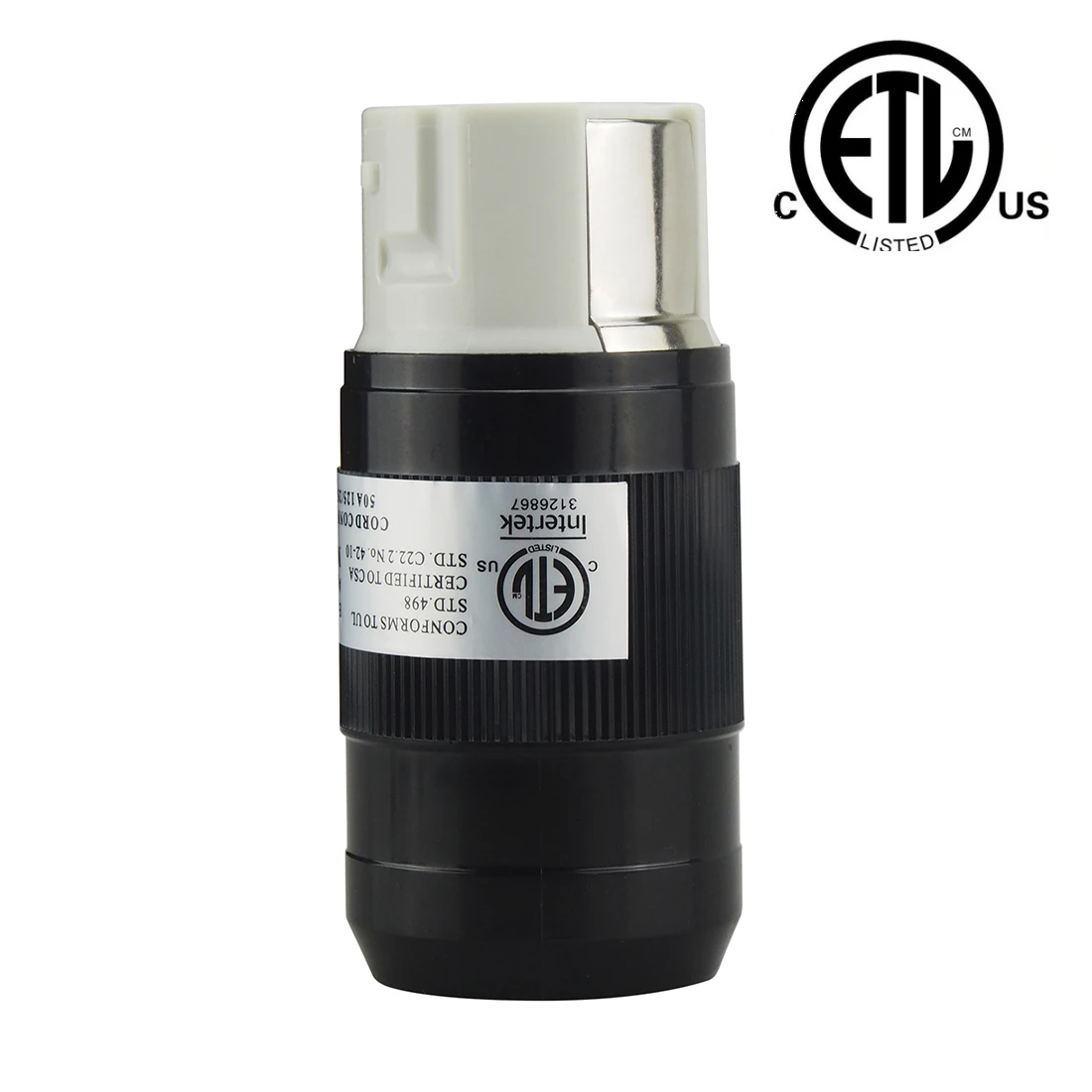 [Nema SS2-50R] 50 Ампер запасной коннектор для скручивания линии (NEMA SS2-50R) Заземление из 4