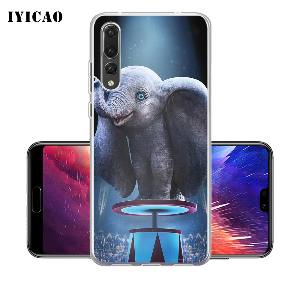 IYICAO Dumbo 2019 Мягкий силиконовый чехол для телефона Huawei P30 P20 Pro P10 P9 P8 Lite P Smart TPU |