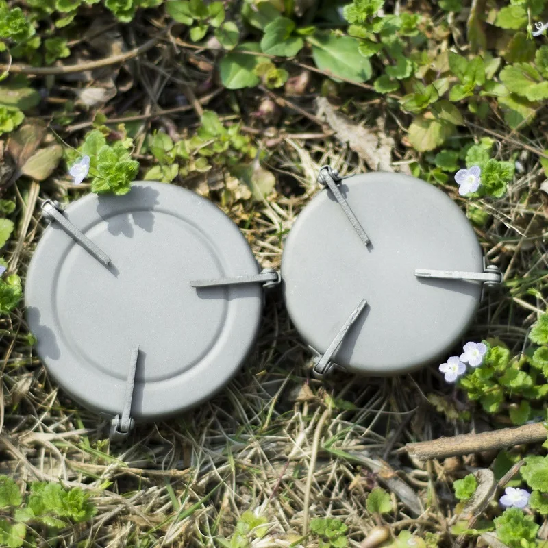Ti-time Открытый Кемпинг титана твердого топлива плита портативный светильник из нержавеющей стали складной мини