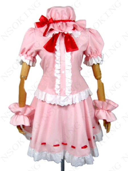 Аниме Touhou Project Remilia Scarlet dress Косплей Костюм портной | Тематическая одежда и