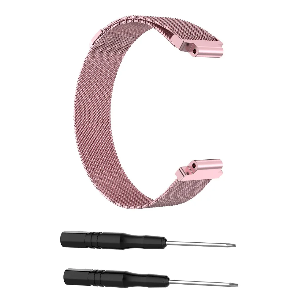 Milanese Loop Нержавеющая сталь сетки Замена ремень браслет для Garmin Forerunner220/230/235/620/735/S20/S5/S6 высокое качество 4