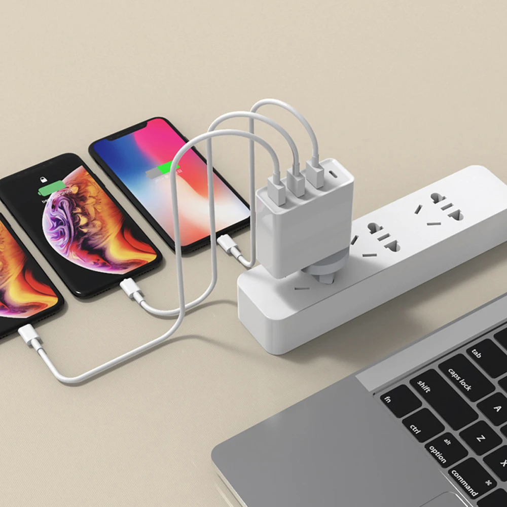 Быстрое настенное зарядное устройство USB-C QC 3 0 PD 18 Вт быстрая зарядка для Samsung S10 5G e