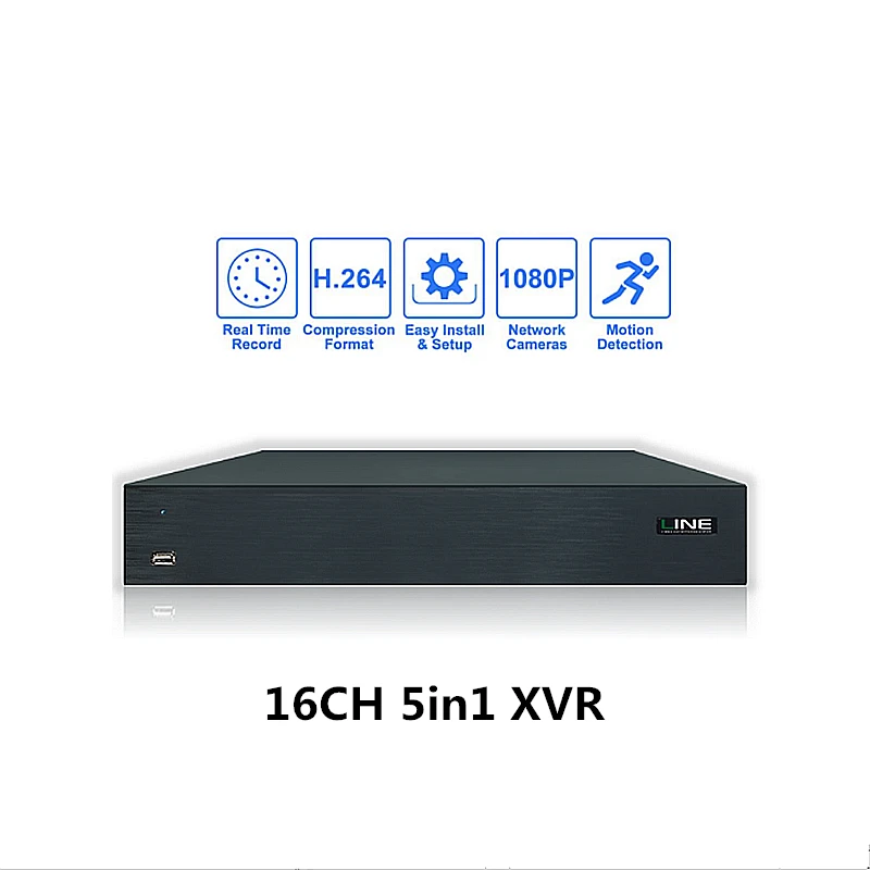 16CH Onvif H.265 Dvr Cctv Ahd Hvr аналоговая ip камера Full Hd 1080 p сетевой цифровой