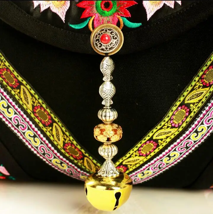 Хит продаж богемные вышитые трапециевидные сумки Этнические женские на плечо