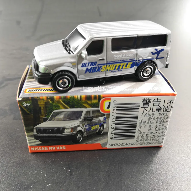2019 автомобиль 1:64 Sports CarNISSAN NV VAN металлический корпус коллекция гоночных