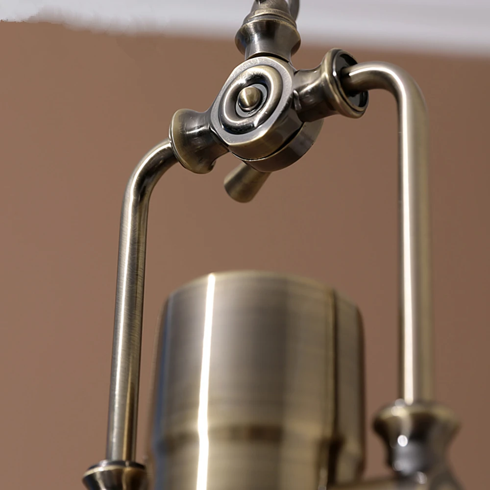 Подвесные светильники из кованого железа винтажное промышленное освещение бар