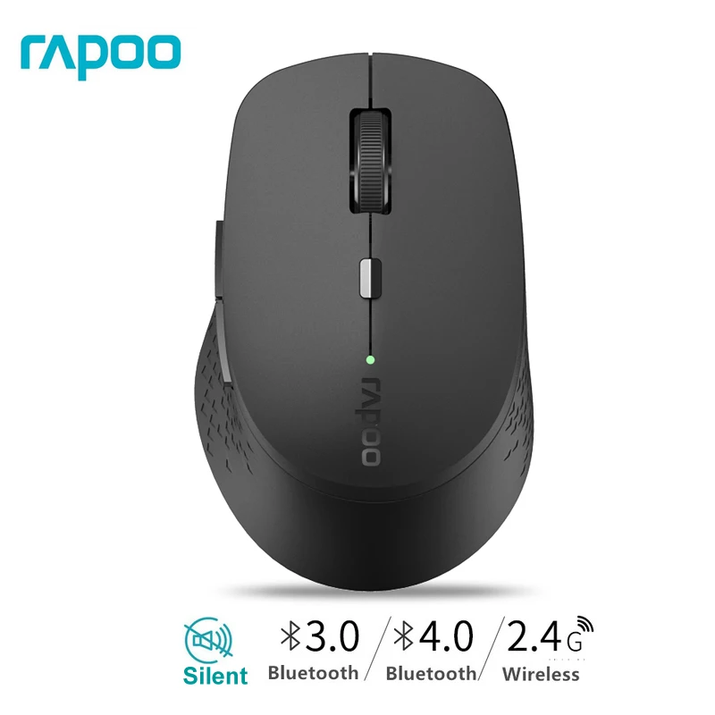 Rapoo M300 Multi-mode Silent Беспроводной Мышь с 1600 Точек на дюйм Bluetooth 3,0/4,0 РФ 2,4 ГГц для три устройств связи/девушка мышей