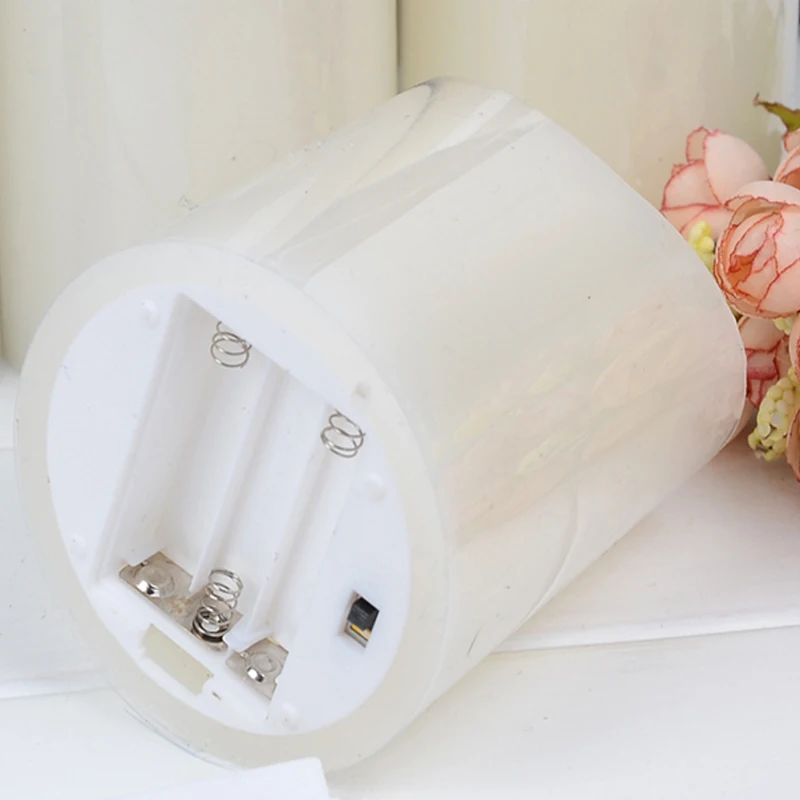 Светодиодная свеча ALEYMAX из парафинового воска с дистанционным управлением и