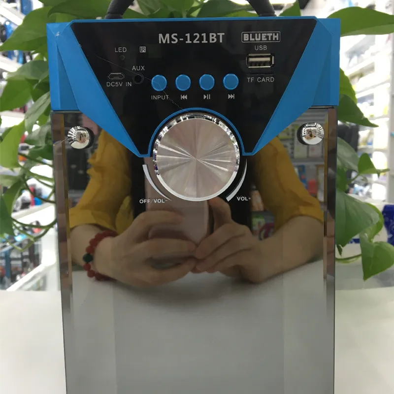 Цифровой MS-121BT Беспроводная Связь Bluetooth Спикер Поддержка SD TF Mp3-плеер USB Fm-радио