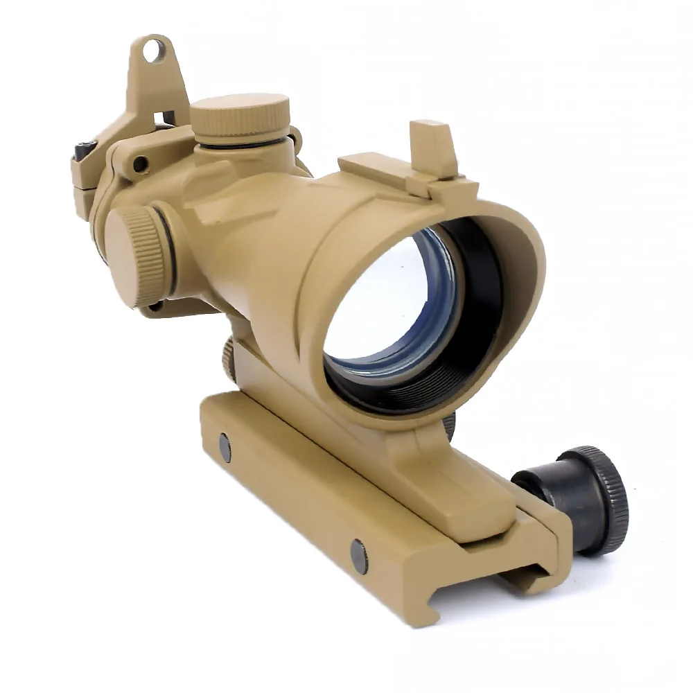 Тактический Прицел ACOG 1X32 оптический прицел с красной точкой охотничий Рельсом 20