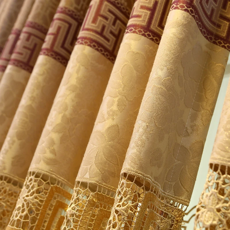 Занавески на заказ высококачественные античные китайские занавески в гостиную с