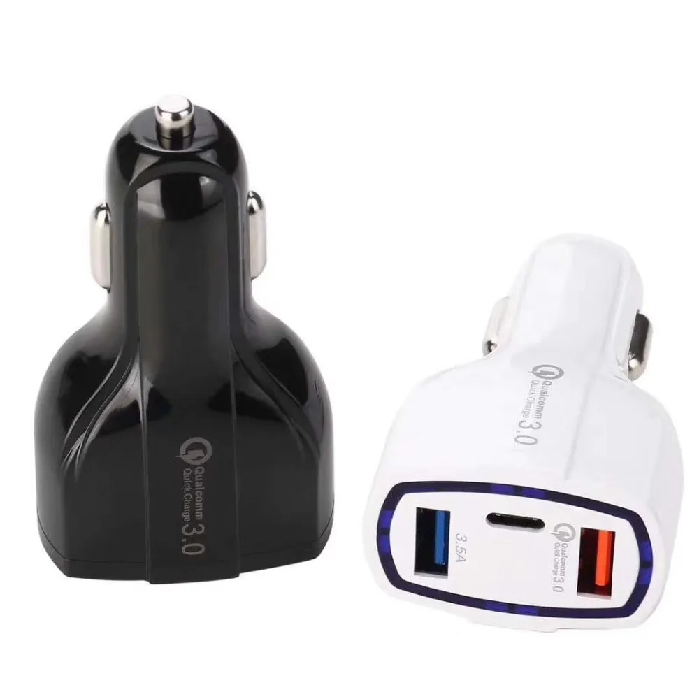 CHOIFOO быстрое зарядное устройство 3 0 Автомобильное 5V3A двойной USB порт QC3.0 мобильный