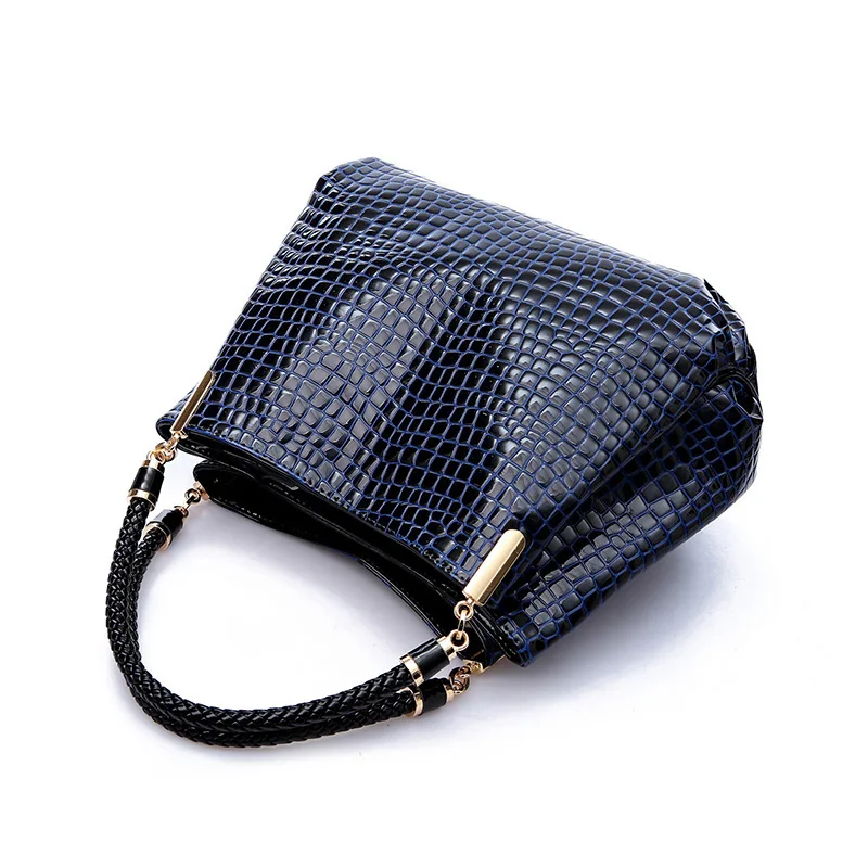 Женская сумка из кожи аллигатора Bolsas De Couro модная через плечо известных брендов
