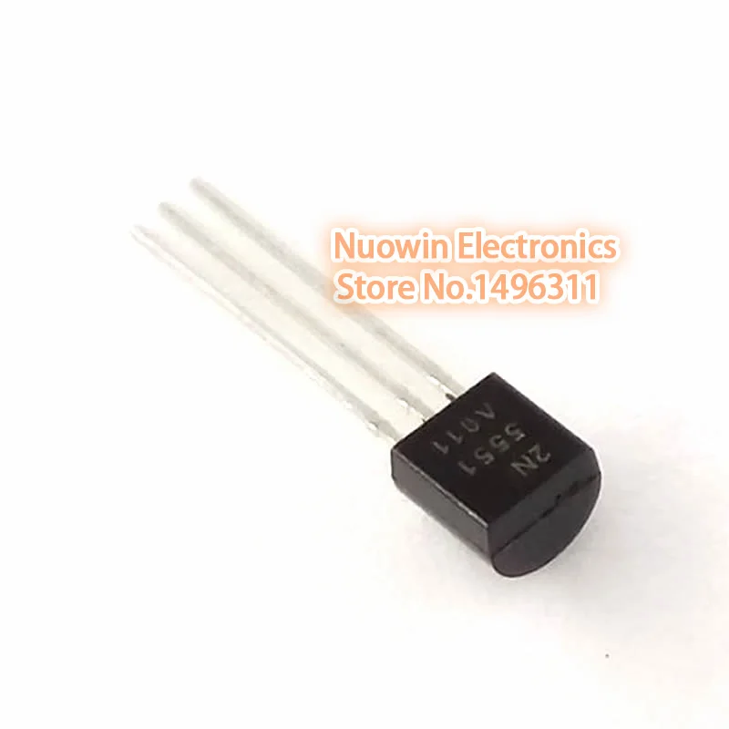 100 шт 2N5551 к-92 NPN универсальный усилитель 0.6A 160 V NPN