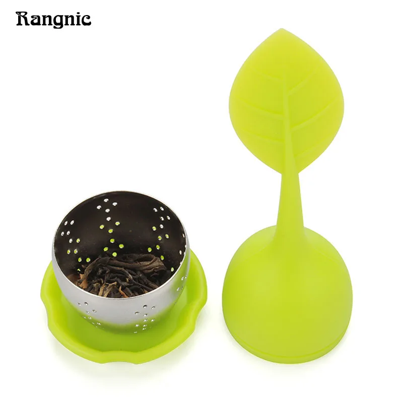 Rangnic Чай сумки для заварки силикона фильтр многоразовые с падения лоток новинка