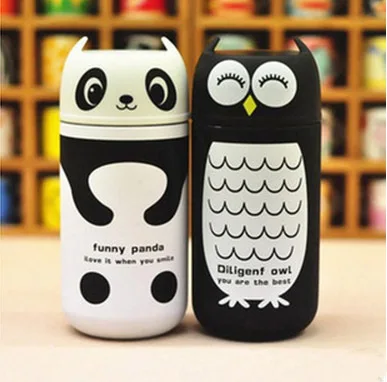 Новое поступление супер милый мультфильм панда сова дизайн бутылку воды
