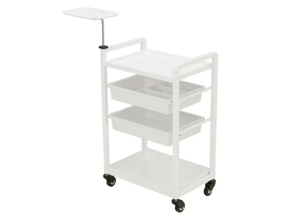 Органайзер для салона красоты Elitzia ETST19 белая корзина с 4 ящиками|cart|cart organizercart trolley