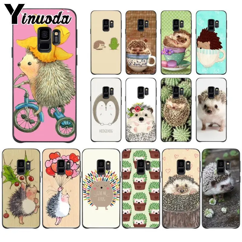 Yinuoda чехол для телефона с изображением животных yhogea ride a bike милый Samsung Galaxy s9 s8plus note 8