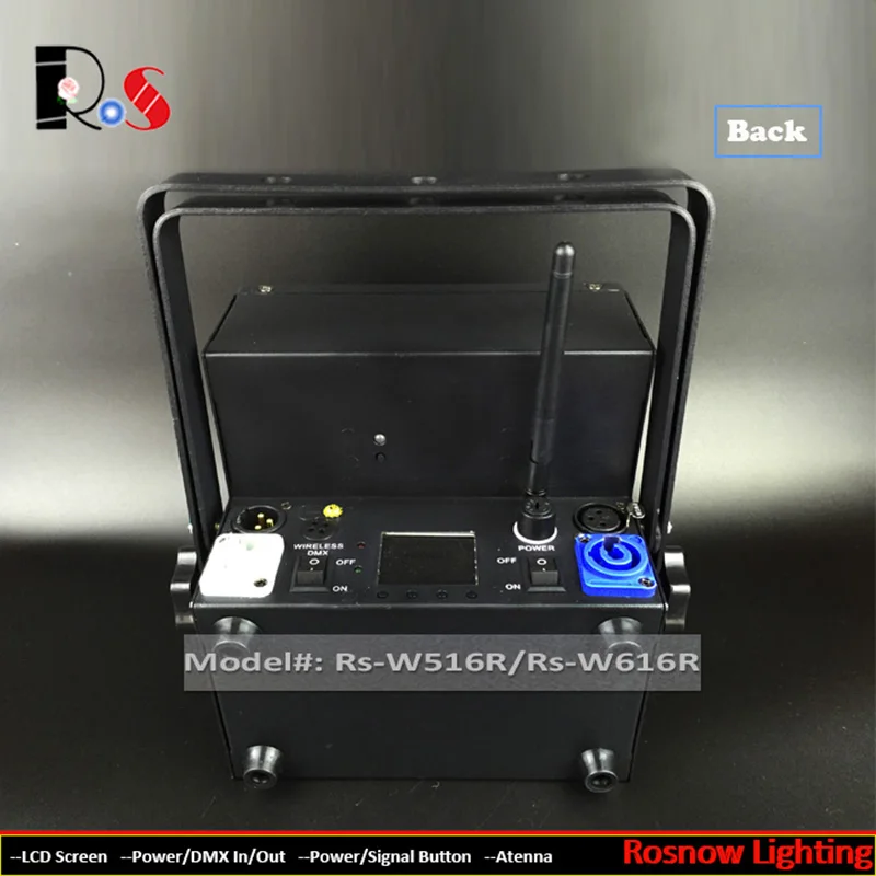 Образец 6x18 Вт RGBWA + UV 6 в 1 2 4 г W-DMX и IRC встроенный на батарейках DJ quad LED PAR-прожектор