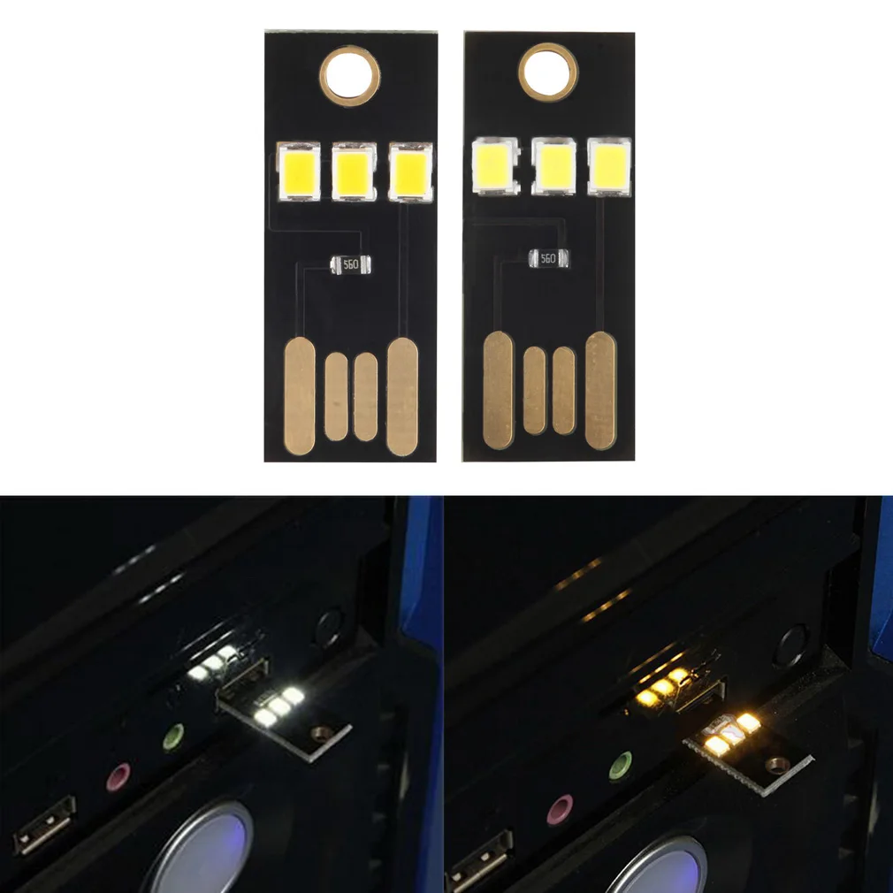Notebook Reading Light LED USB Lava Computer Lamp Power Bank Book Night Novelty Bulb Finger Touch Adjust Brightness | Лампы и