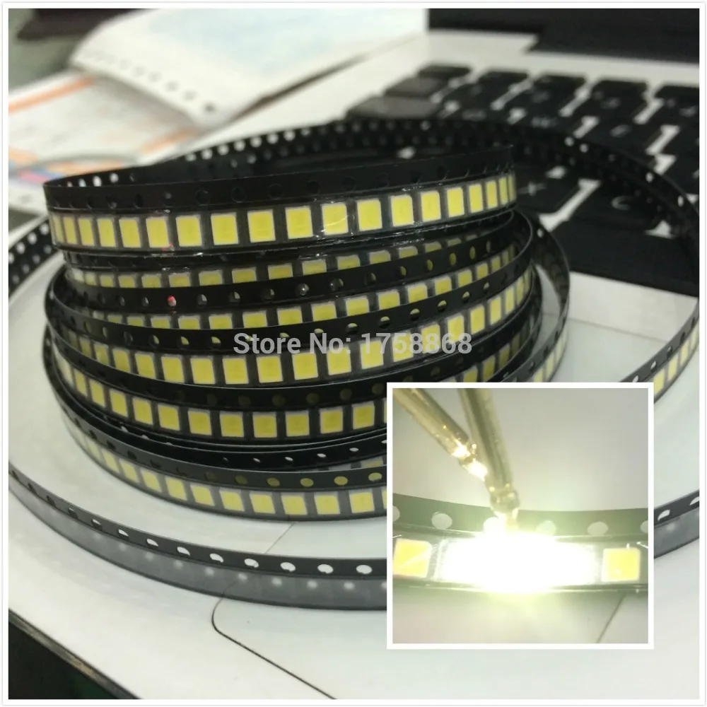 4000 шт./лот 0 2 Вт SMD 2835 Светодиодная лампа Bead 20 22 лм белые светодиодные бусины для