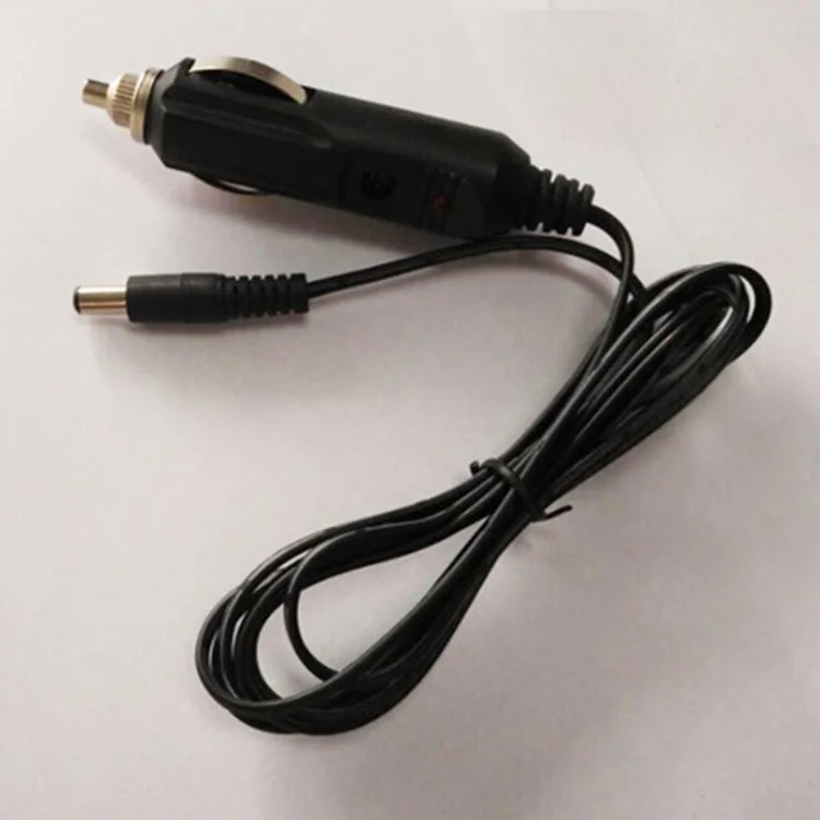 

1.5m Car Charger Plug to DC5.5*2.1 Plug 3A/2464/22AWG Copper Cord Connector Power Cable for Automobile GPS Navigator Massage Pad