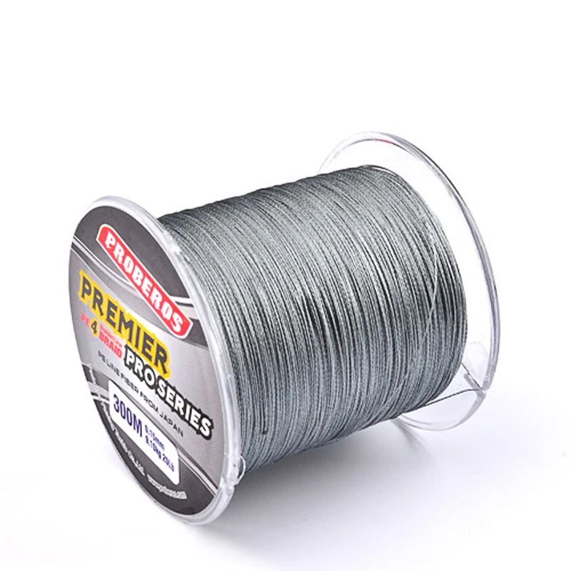 

300M PE Multifilament Braided Fishing Line Super Strong Fishing Line Rope 4 Strands Carp Fishing Rope Cord 6LB - 80LB Est