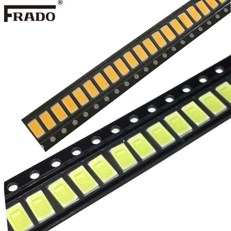 50 шт./лот SMD LED 5730 5630 чип 55LM 0 5 Вт холодный белый светодиод лампы высокой яркости SMT
