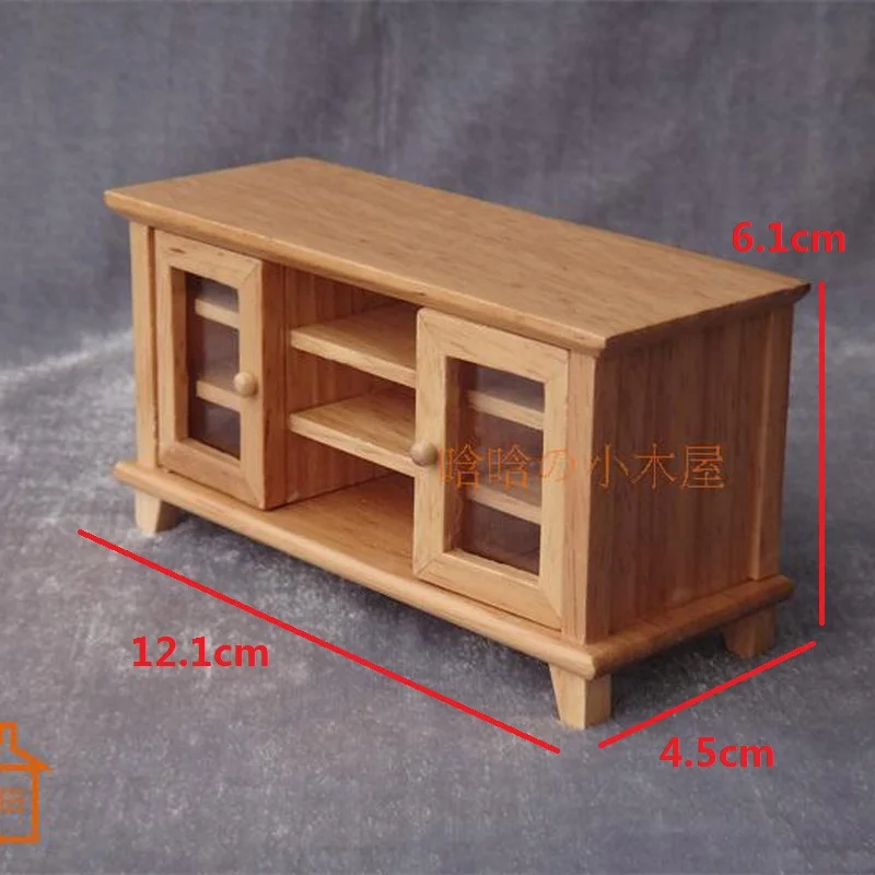 1:12 Кукольный домик diy кабина мини Мебель Модель сцена двухсторонний шкаф для