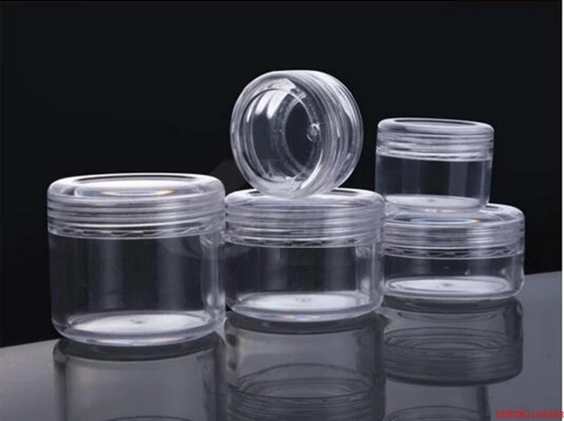 

2000pcs 10g Transparent clear Cream Jar,10ml Clear Plastic jar, empty cosmetic container