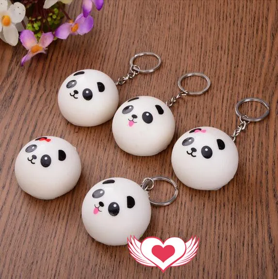 4 см 7 см 10 см 1 шт. панда мягкими Kawaii Булочки Хлеб Подвески для ключевых мешок сотовый телефон ремни горячие APE