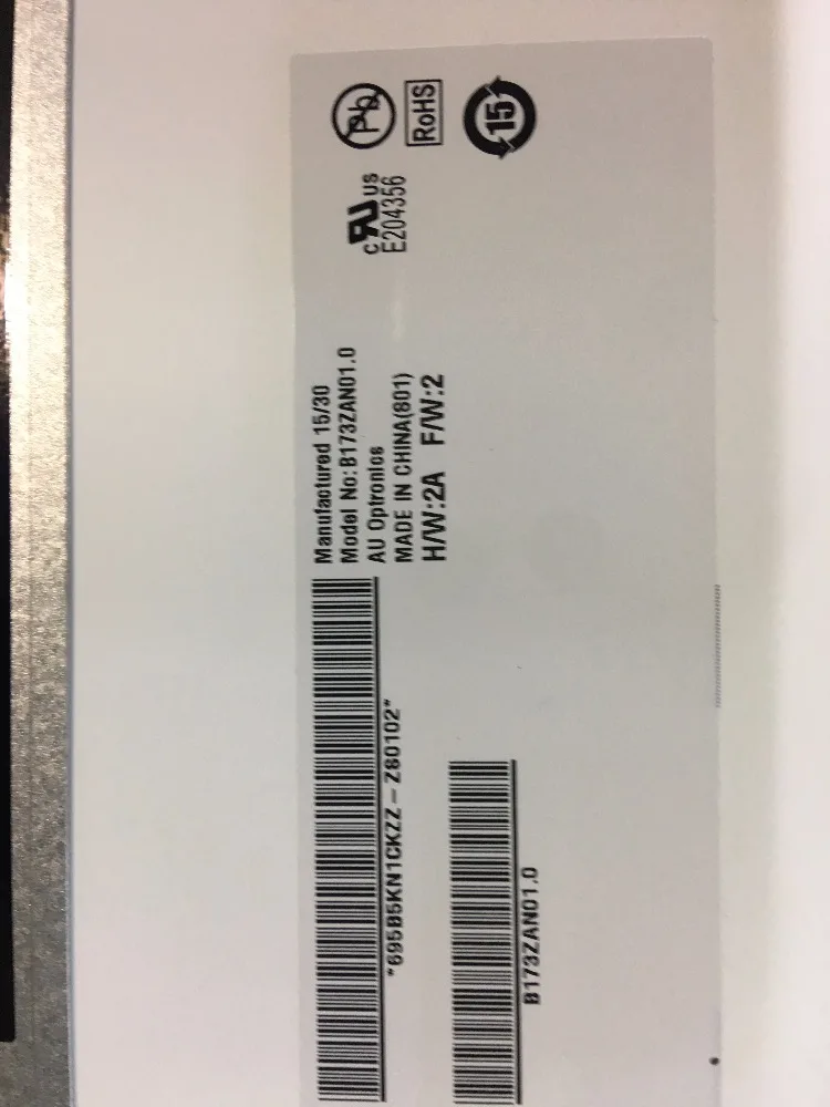 B173ZAN01.0 17 3 &quotдюймовый светодиодный ЖК экран для Dell Alienware R3 DP/N: 2DK4K AUO UHD 3840X2160
