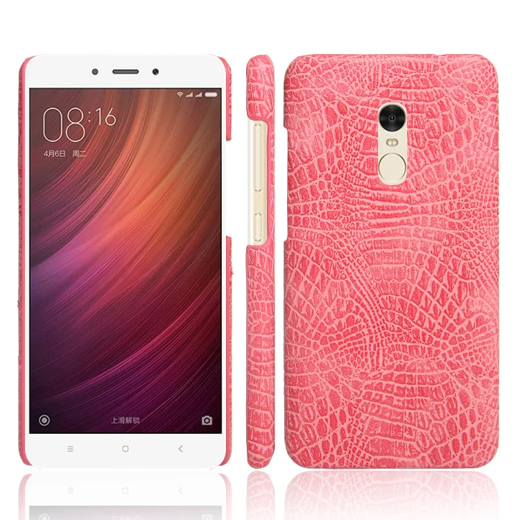 Роскошный кожаный чехол из крокодиловой кожи для XiaoMi RedMi Note 4 с узором