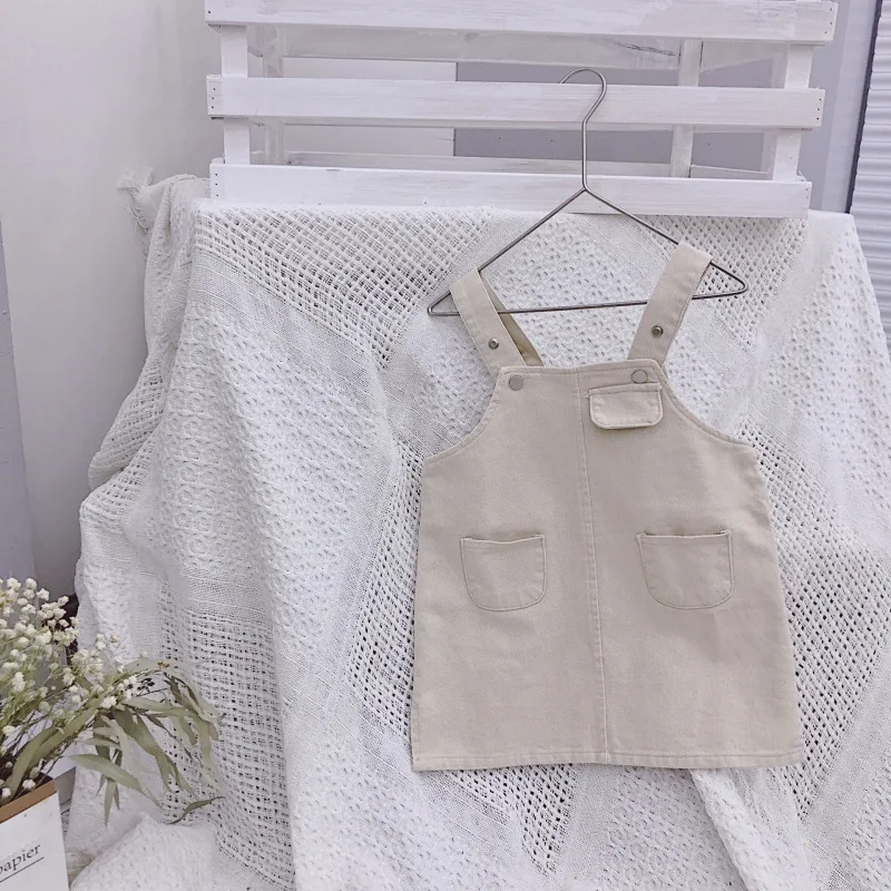 2019 Новое поступление весеннее хлопковое Повседневное платье на подтяжках в