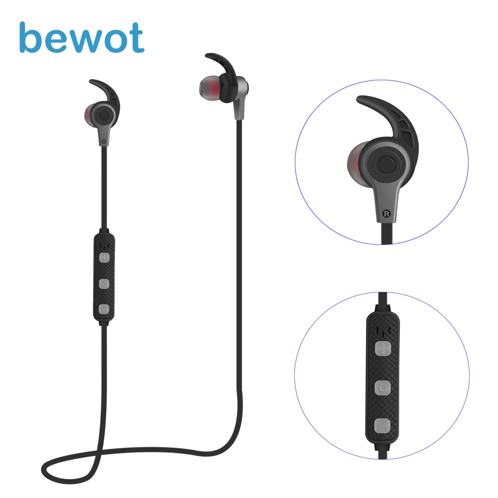 Bewot новые наушники Bluetooth 650 стерео Auriculares вкладыши динамик Спорт на открытом