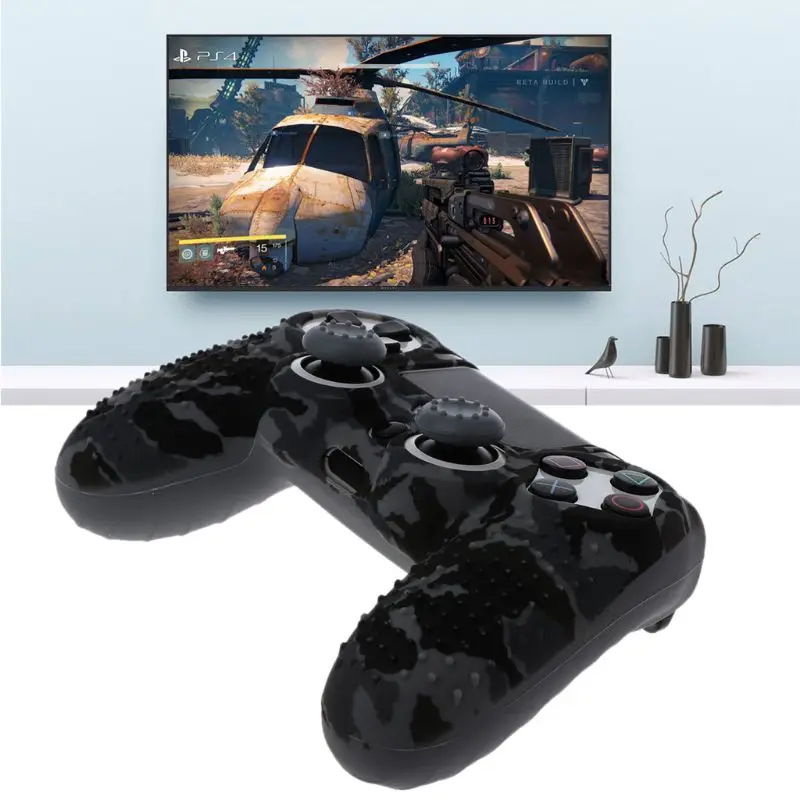 Силиконовый чехол для джойстика Playstation PS4 6 цветов на выбор | Электроника
