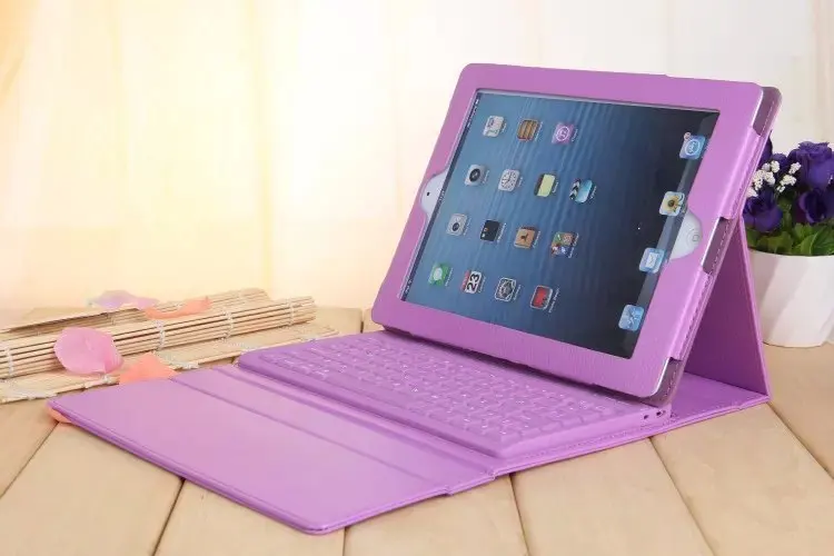 Силиконовый беспроводной чехол для клавиатуры с Bluetooth iPad Air 2 6 чехол-книжка из