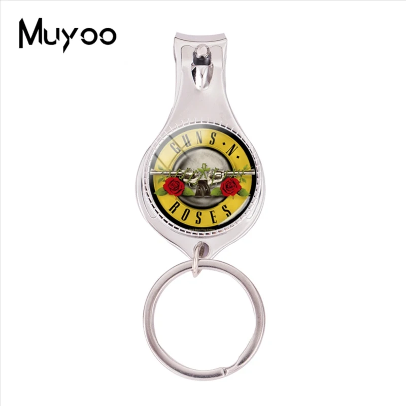 Модные машинки для стрижки ногтей 2018 с логотипом Guns N Roses|Брелоки| |